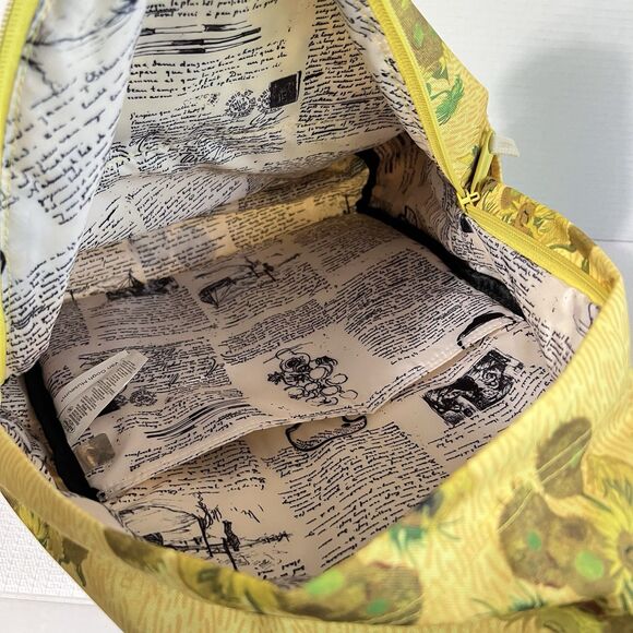 Eastpak x Van Gogh Museum Amsterdam Sunflowers Oil on Canvas Day Pak'R Backpack - Picture 17 of 17